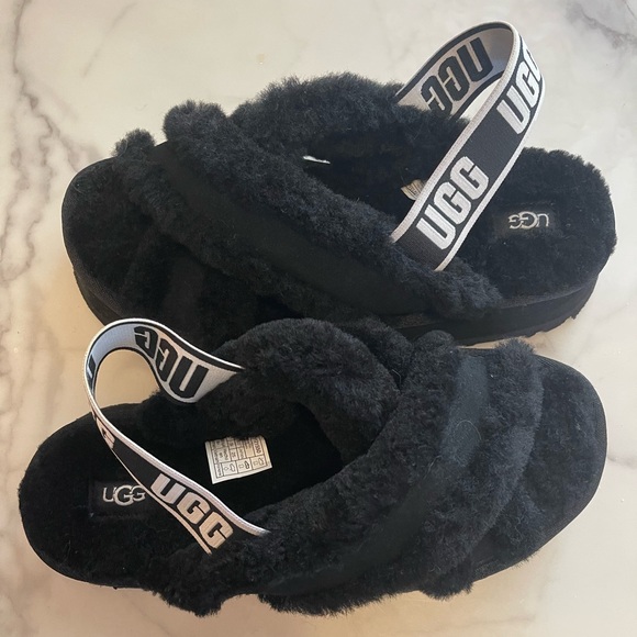 Ugg fuzzy slides - Picture 6 of 6